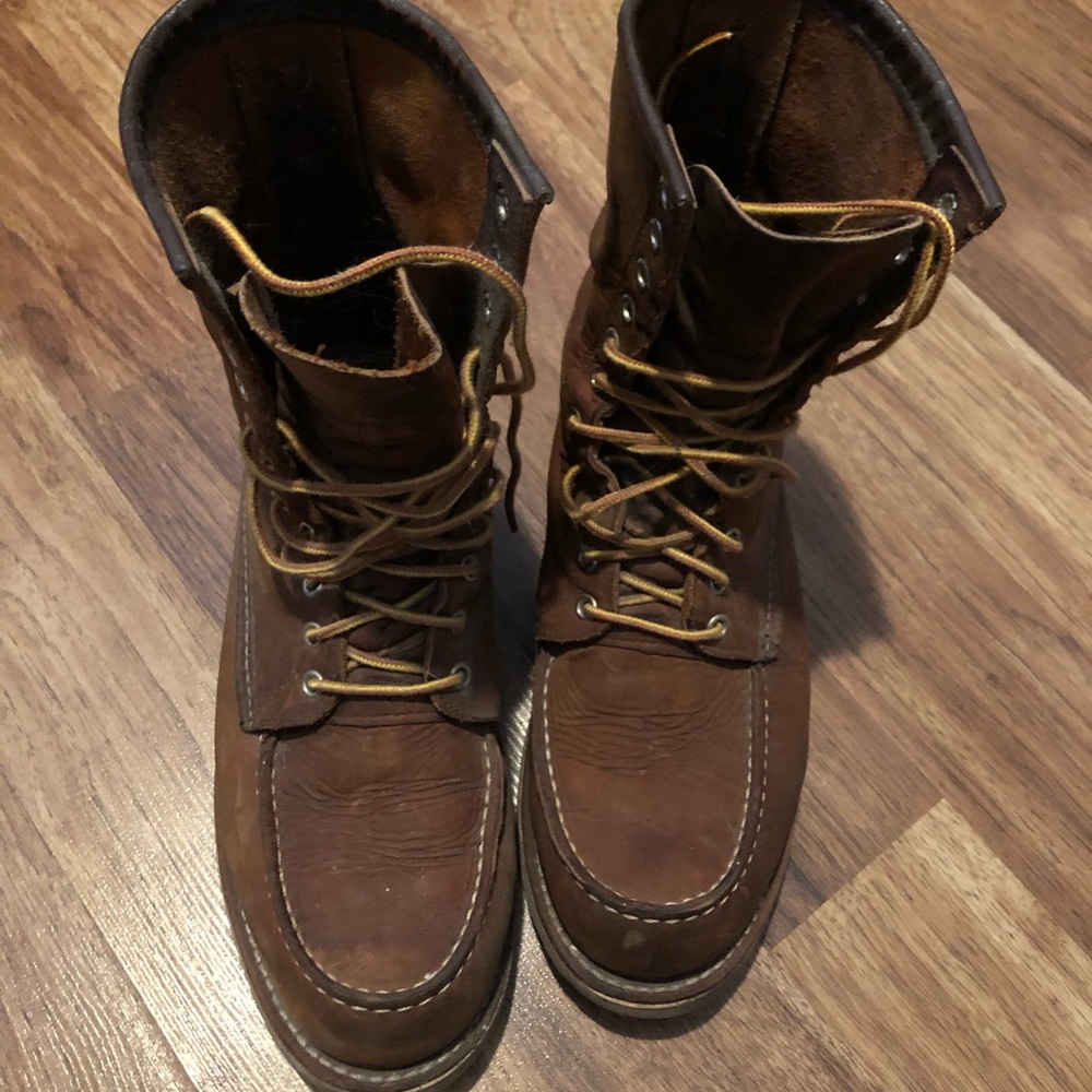 Red Wing Heritage Moc Boots.